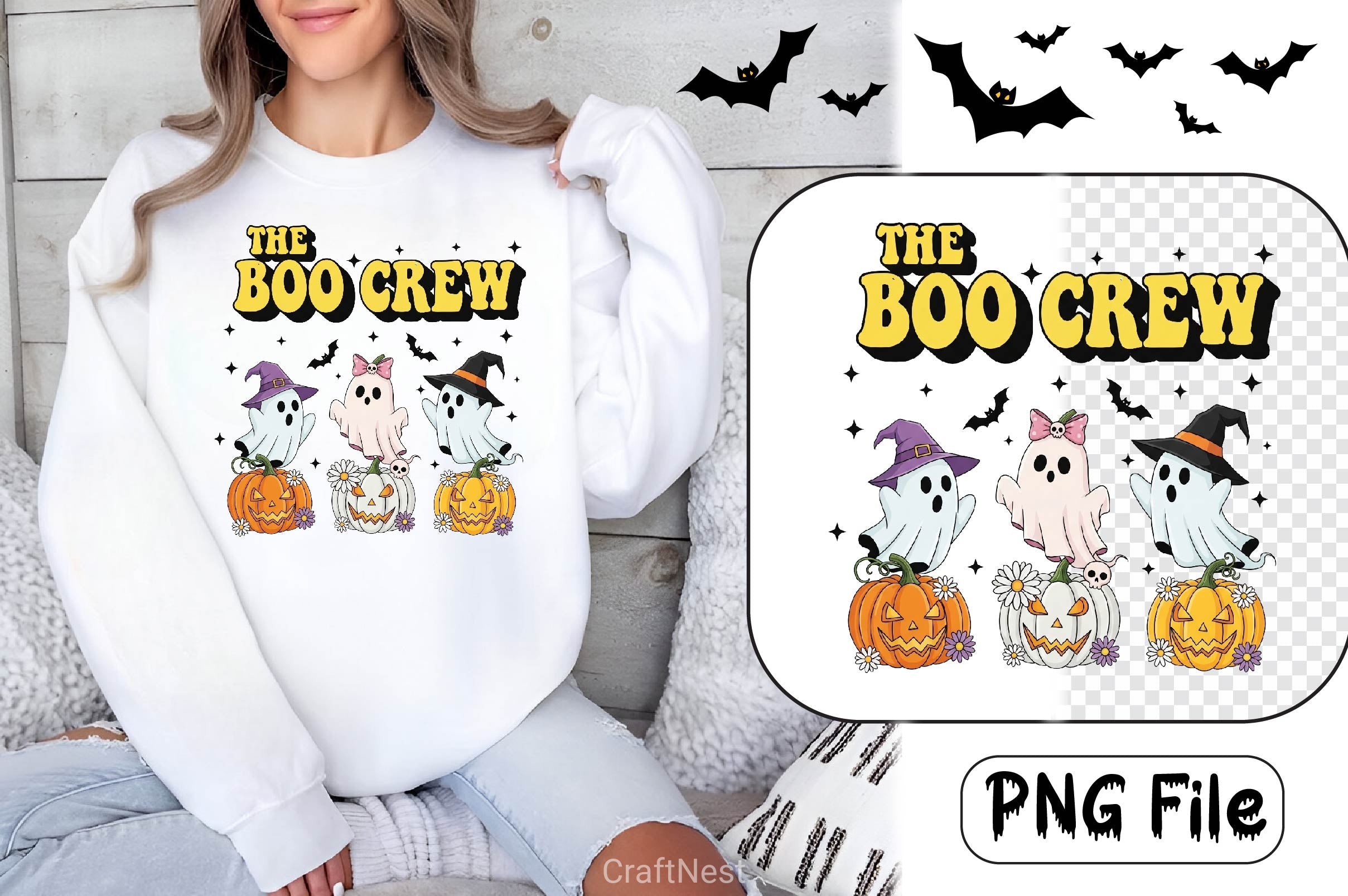 Groovy Halloween Clipart Bundle 17
