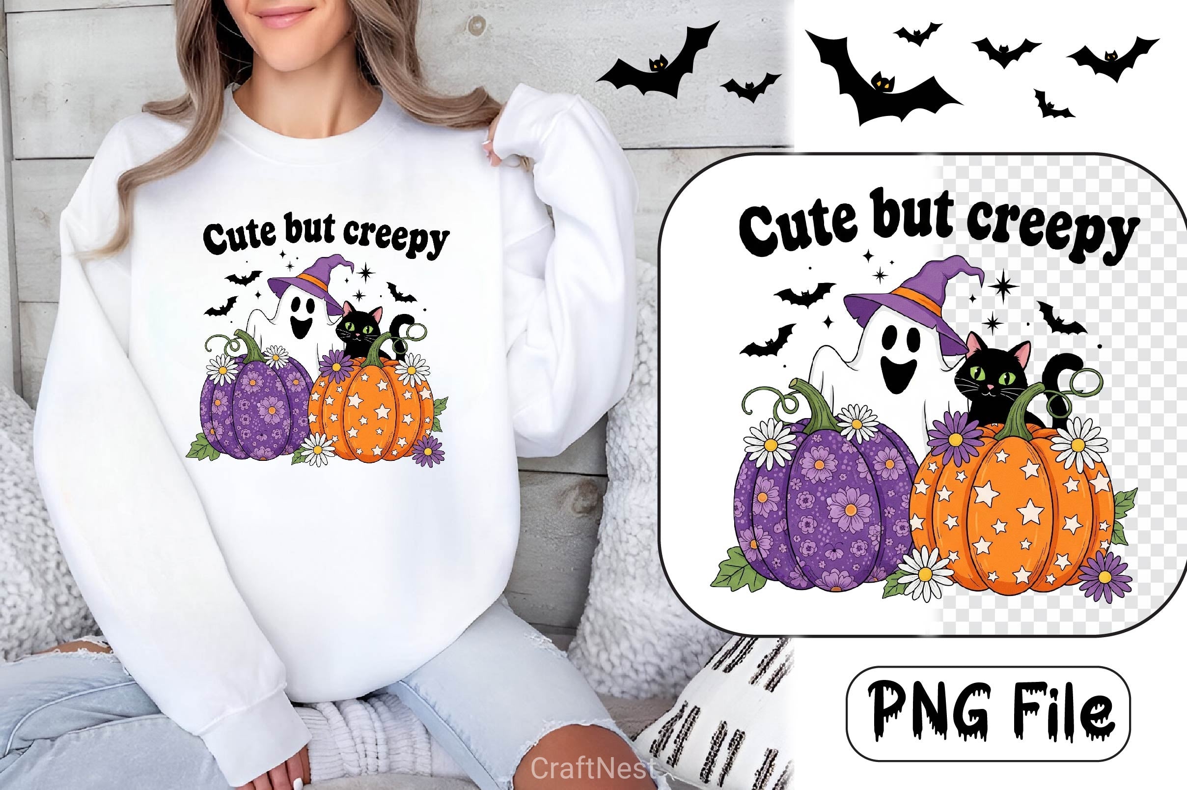 Groovy Halloween Clipart Bundle 18