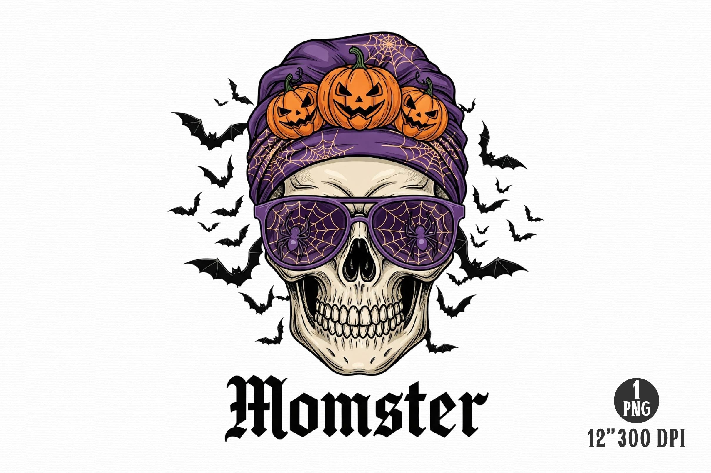 Skeleton Halloween Quote Clipart Bundle 13