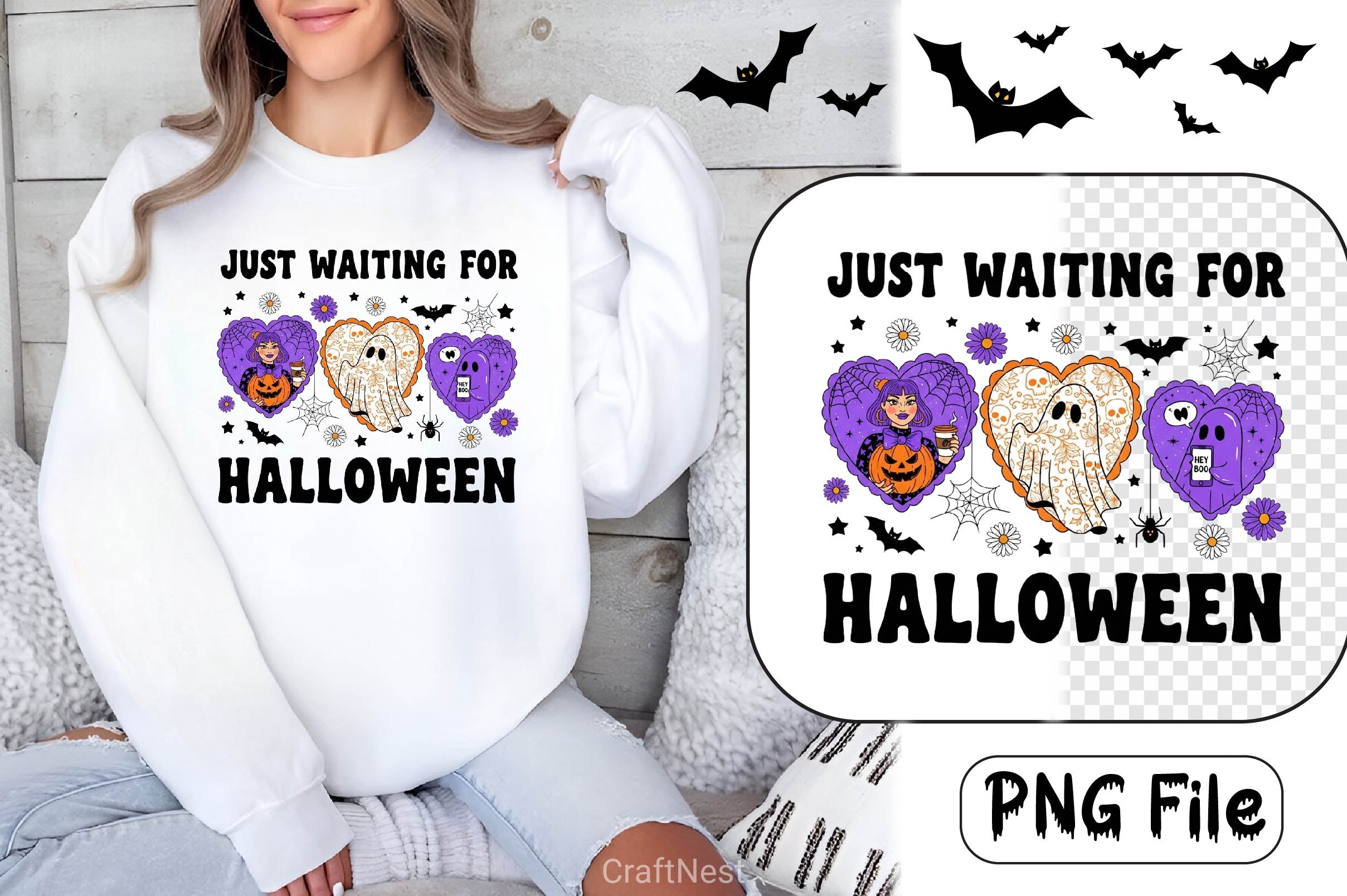 Groovy Halloween Clipart Bundle 21
