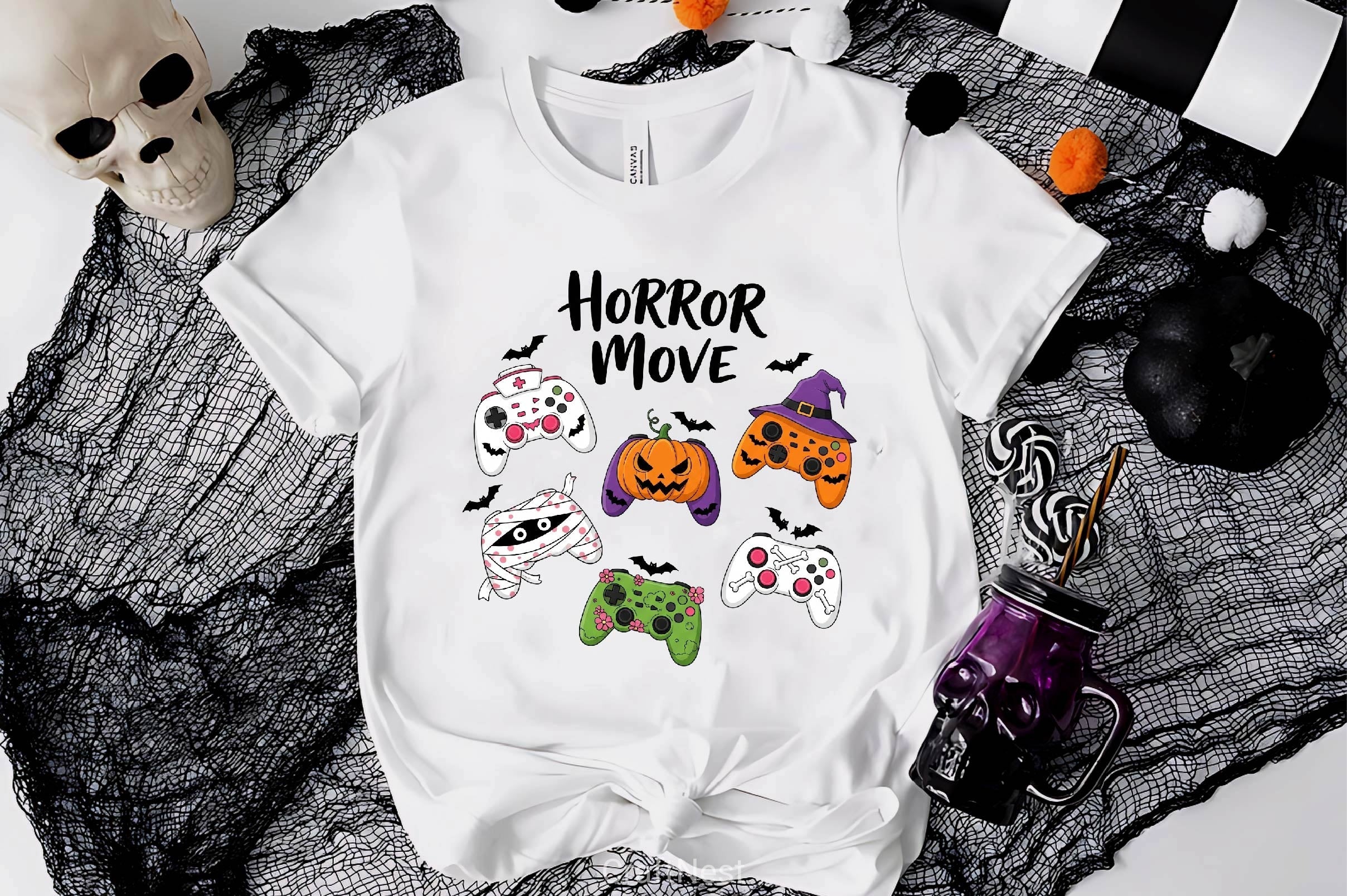 Groovy Halloween Clipart Bundle 23