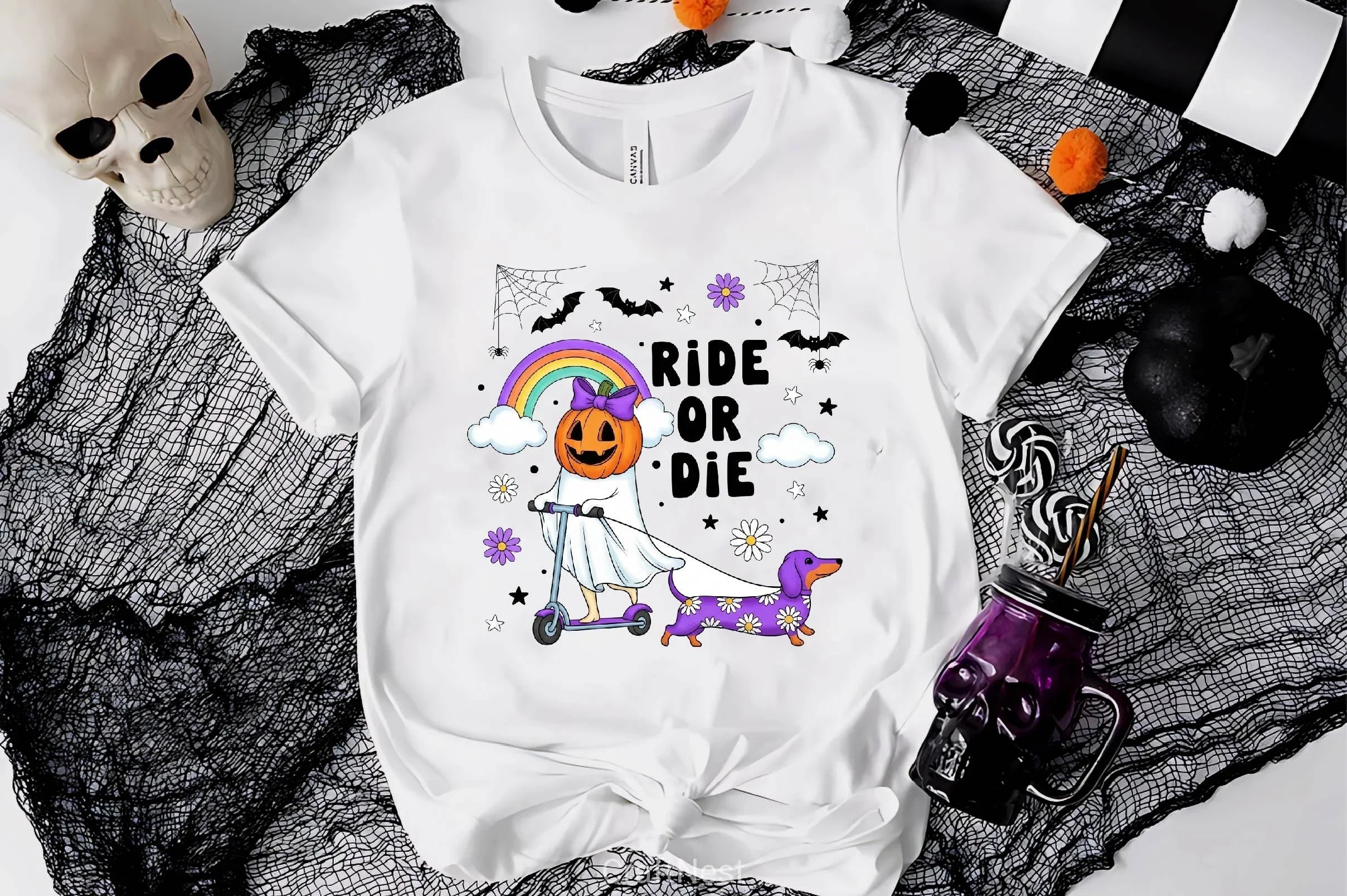 Groovy Halloween Clipart Bundle 12 - CraftNest - Digital Crafting and Art