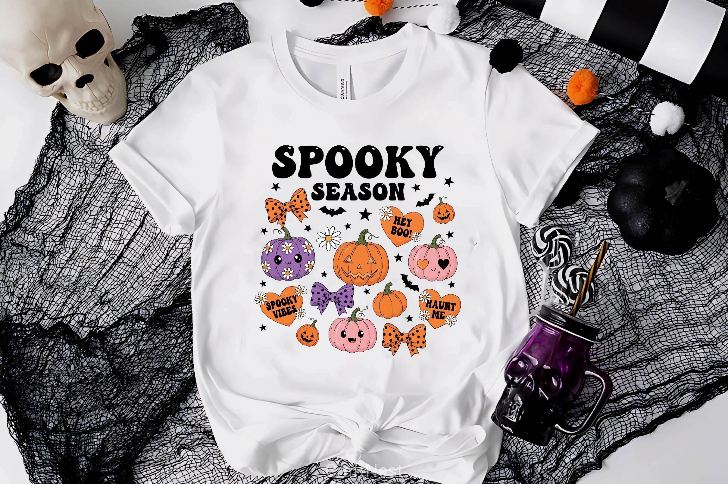 Groovy Halloween Clipart Bundle 9
