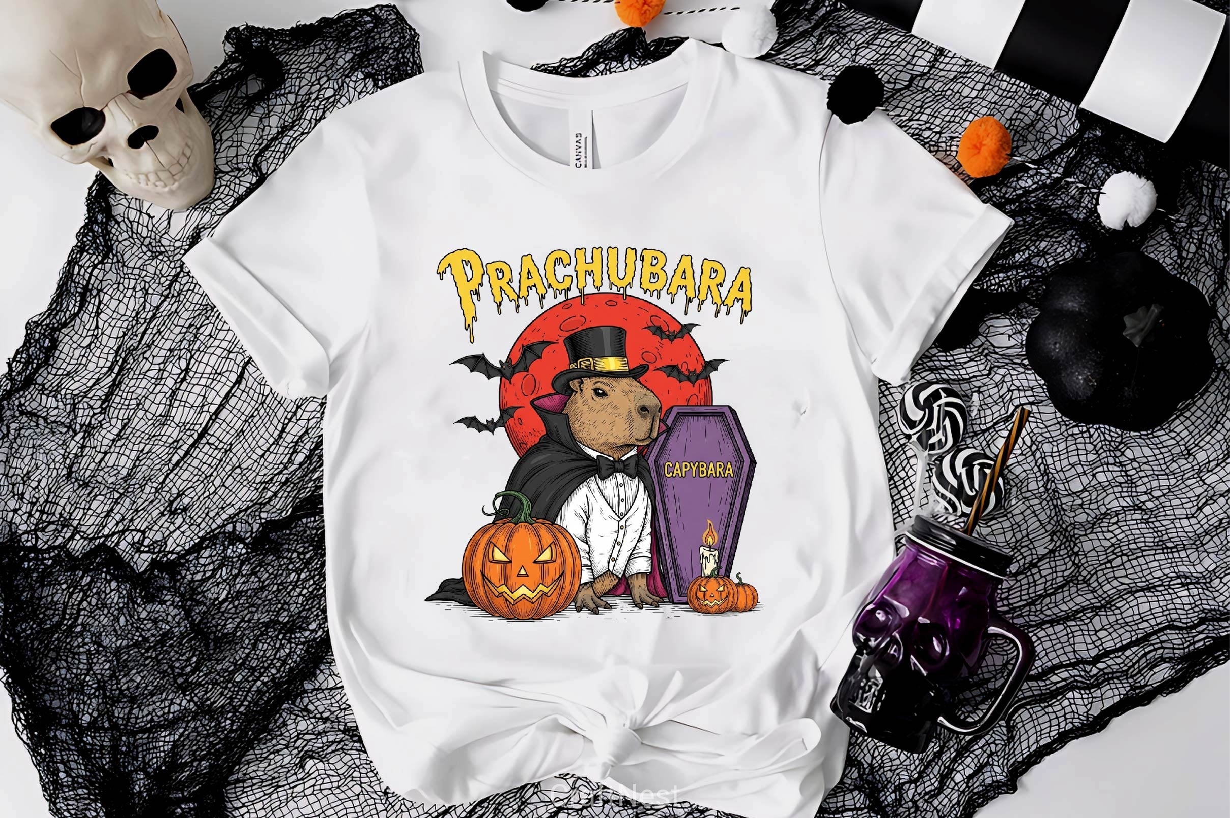 Halloween Capybara Clipart Bundle 4