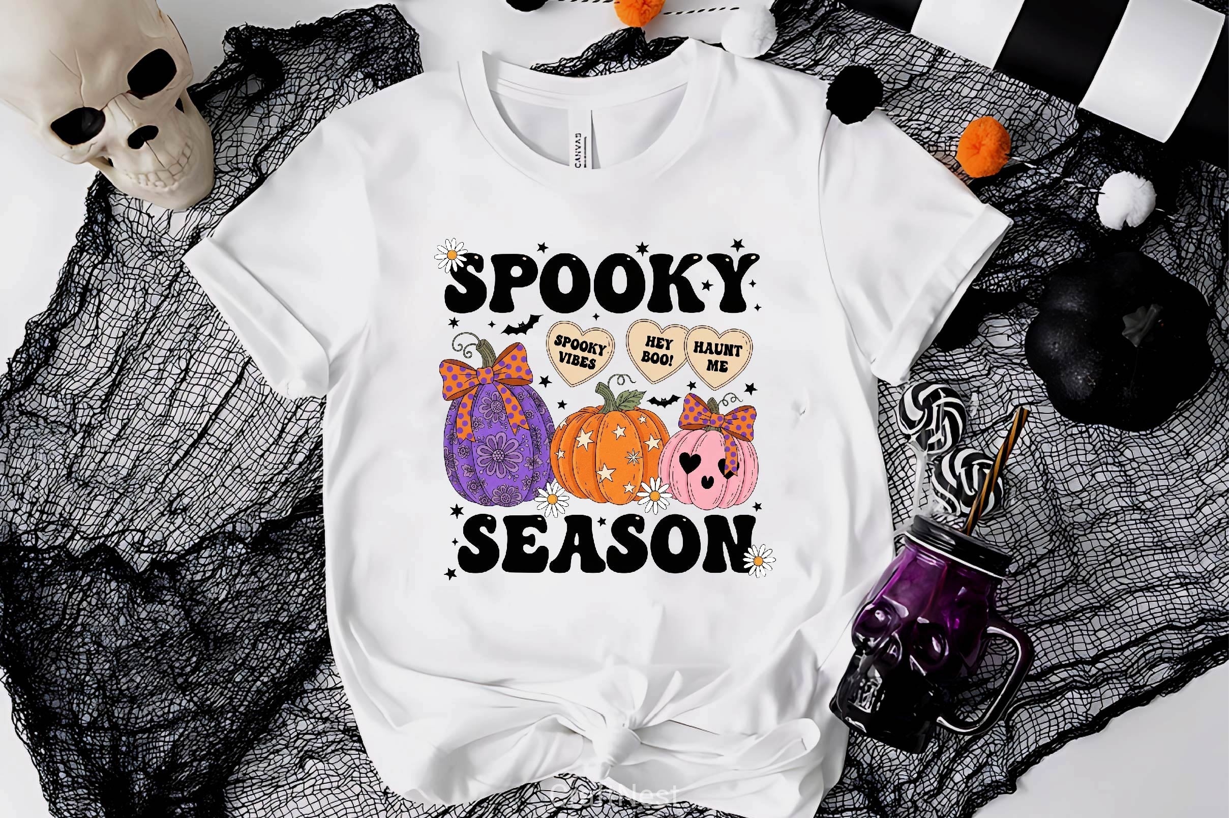 Groovy Halloween Clipart Bundle 7