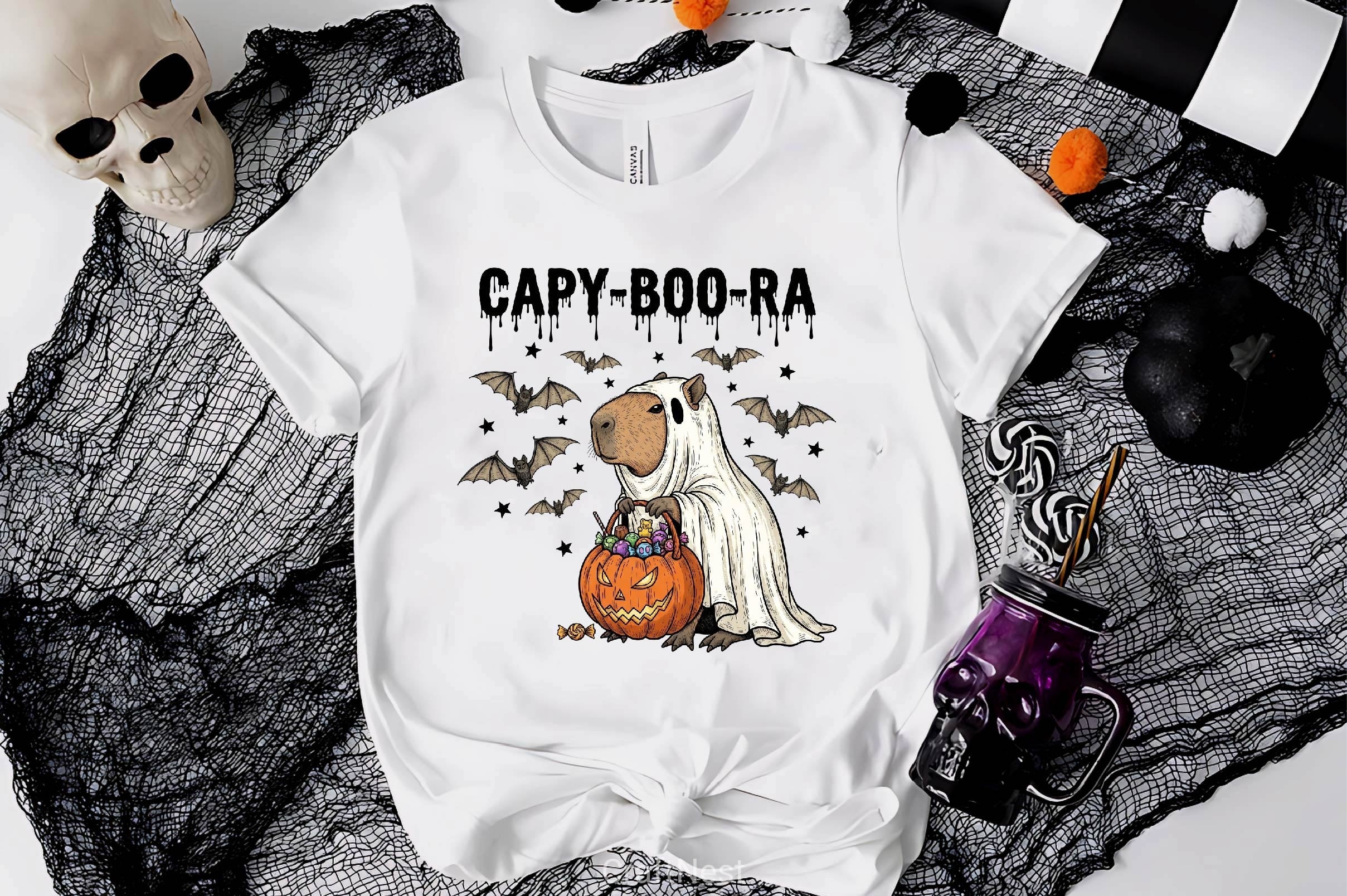 Halloween Capybara Clipart Bundle 12