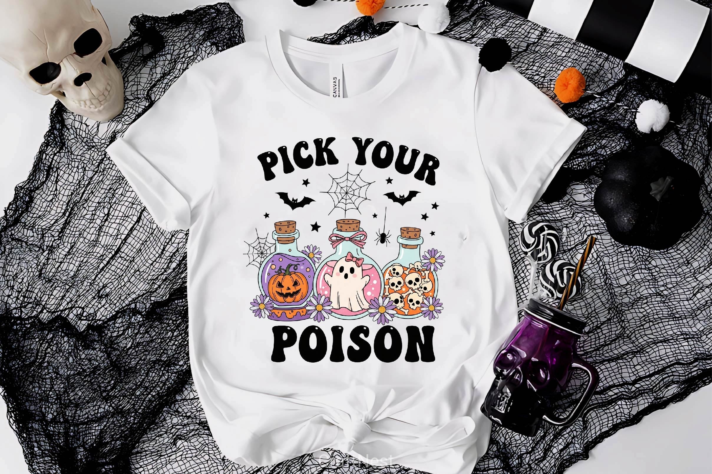 Groovy Halloween Clipart Bundle 6
