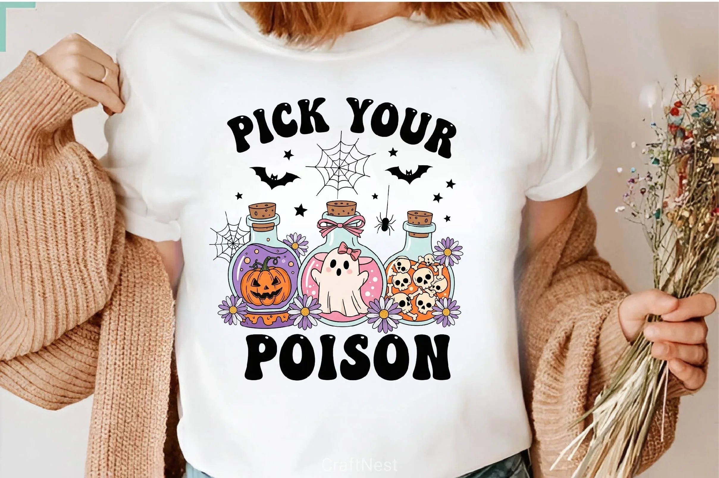 Groovy Halloween Clipart Bundle 6 - CraftNest - Digital Crafting and Art