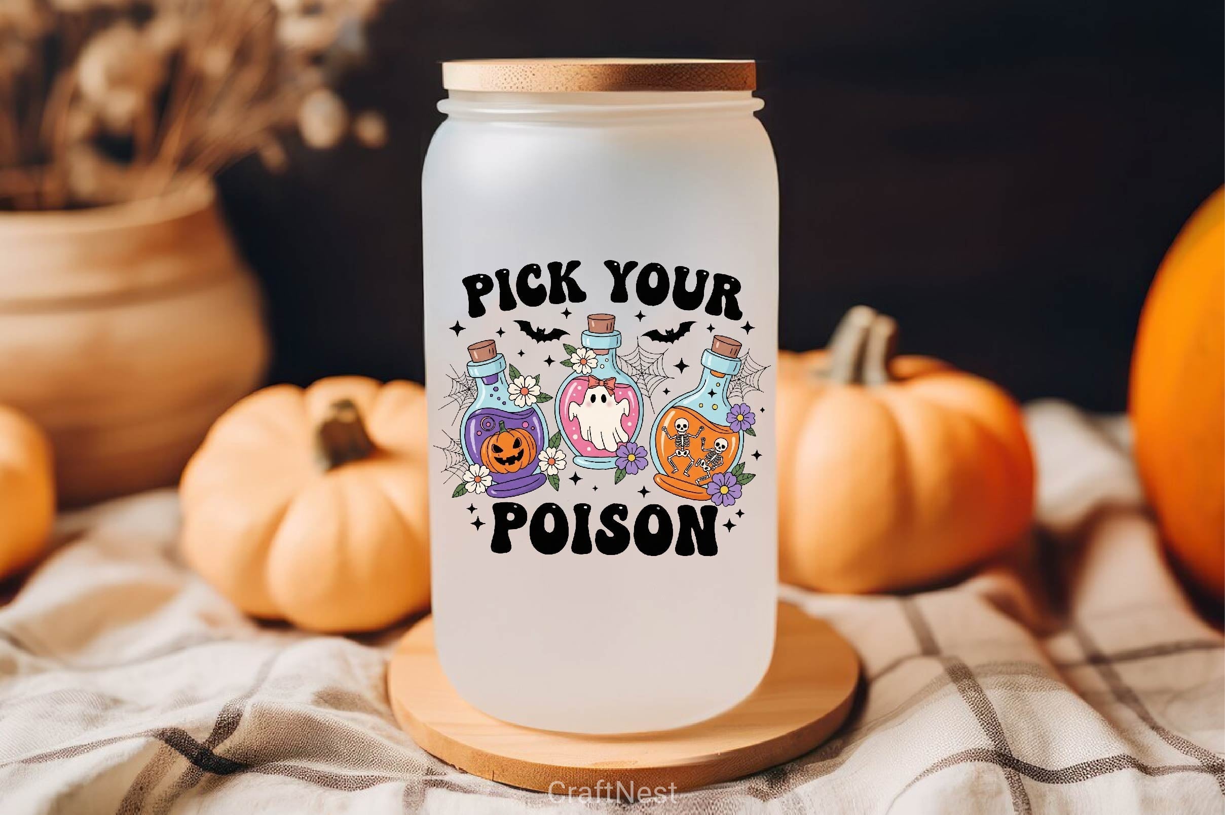 Groovy Halloween Clipart Bundle 14