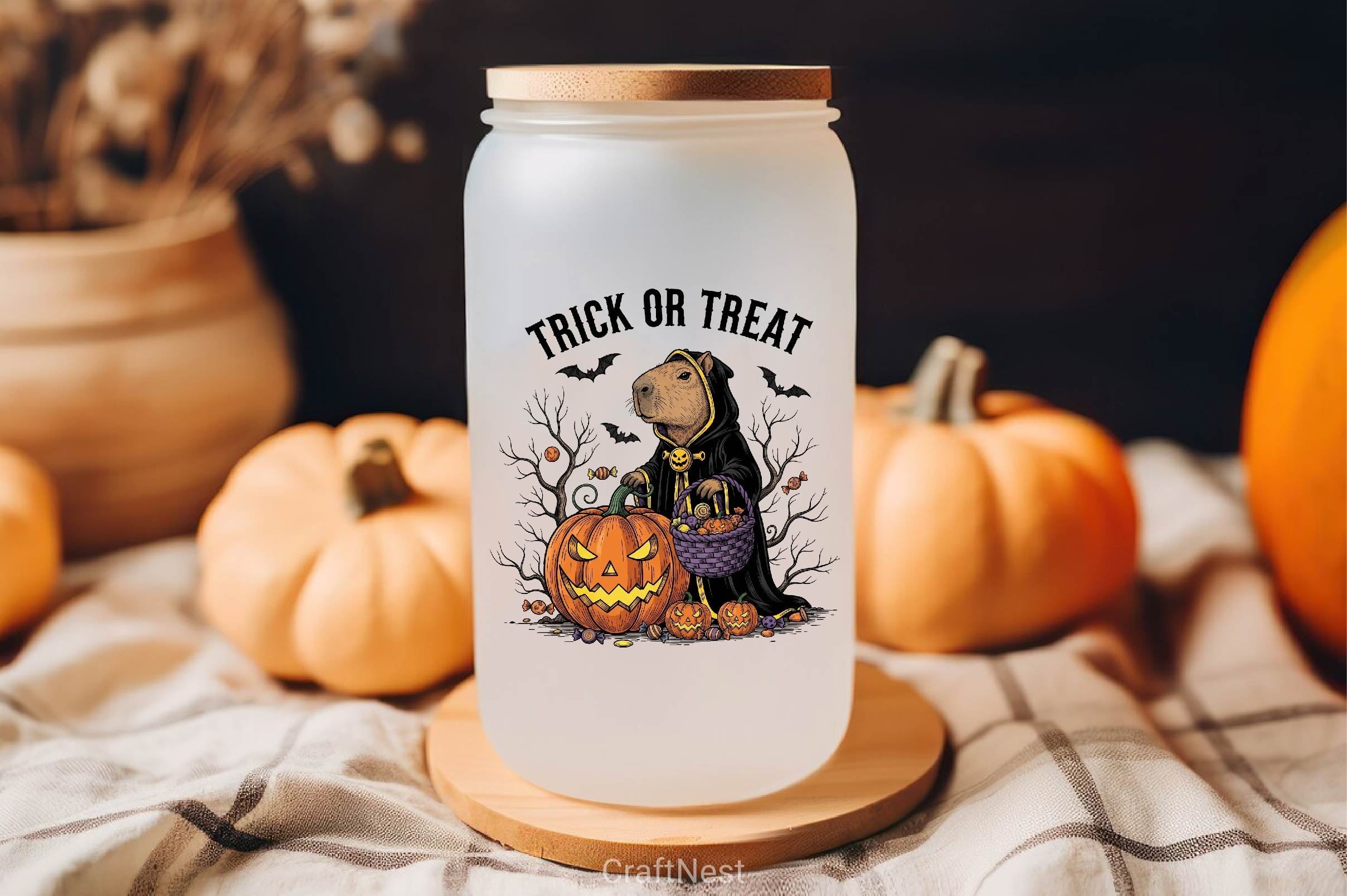 Halloween Capybara Clipart Bundle 10
