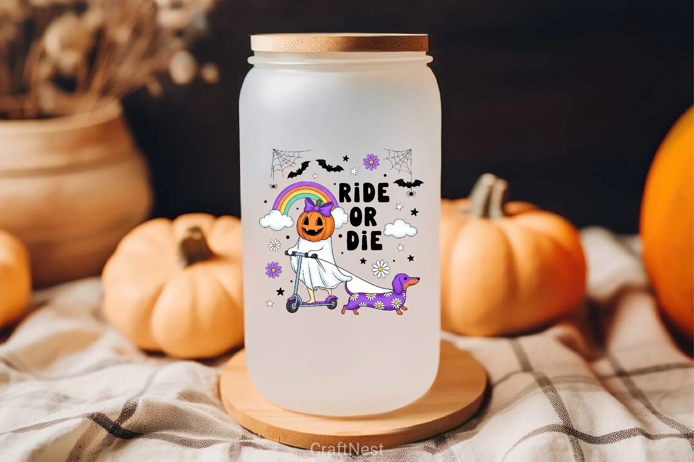 Groovy Halloween Clipart Bundle 12 - CraftNest - Digital Crafting and Art