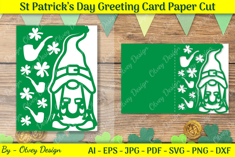 St. Patrick's Day Card SVG Bundle 6 - CraftNest - Digital Crafting and Art