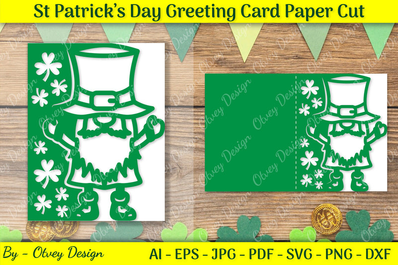 St. Patrick's Day Card SVG Bundle 8 - CraftNest - Digital Crafting and Art