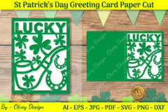 St. Patrick's Day Card SVG Bundle 10 - CraftNest - Digital Crafting and Art