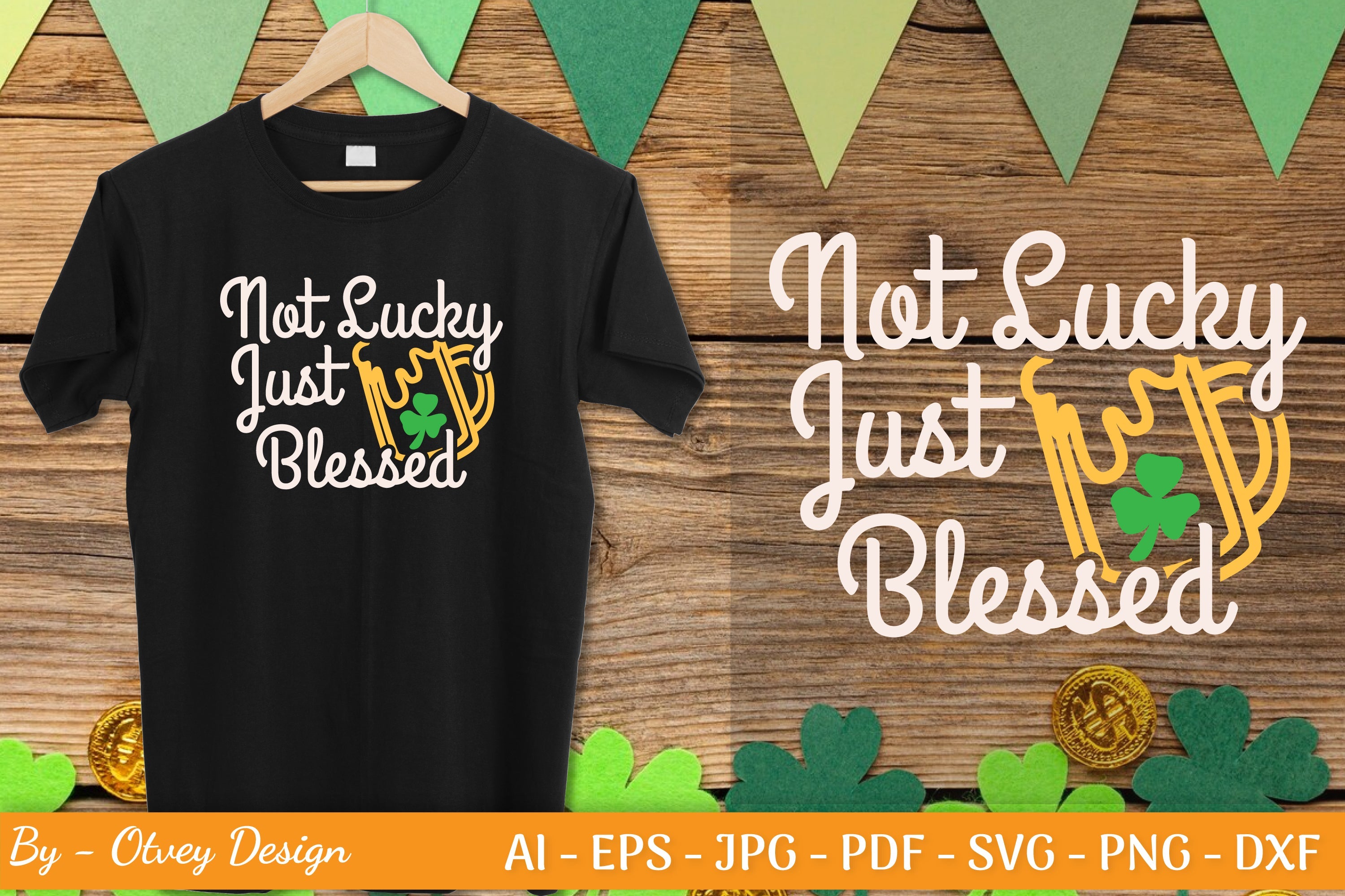 St Patrick's Day Typography SVG Bundle 2 - CraftNest - Digital Crafting and Art