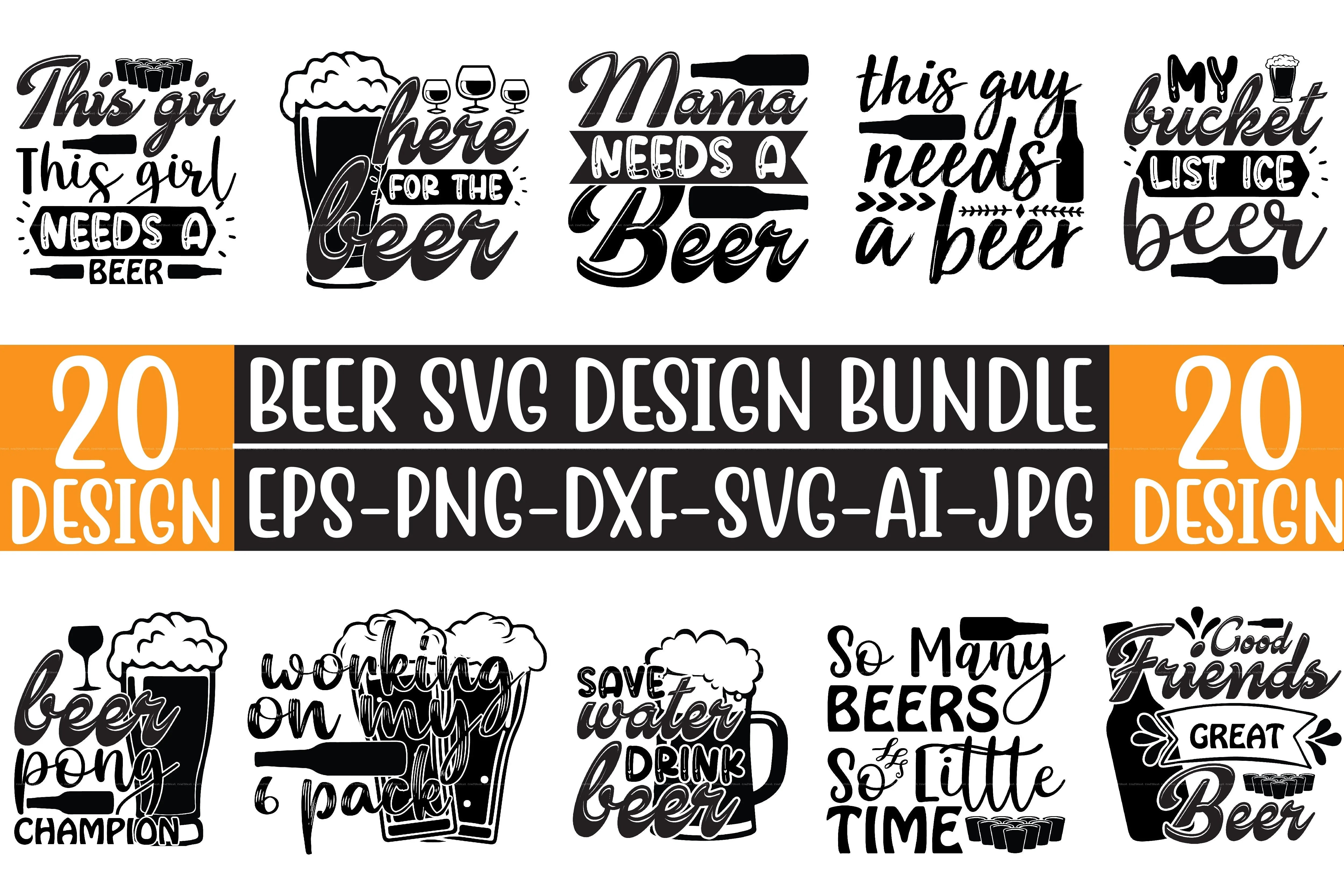 Beer Design SVG Bundle