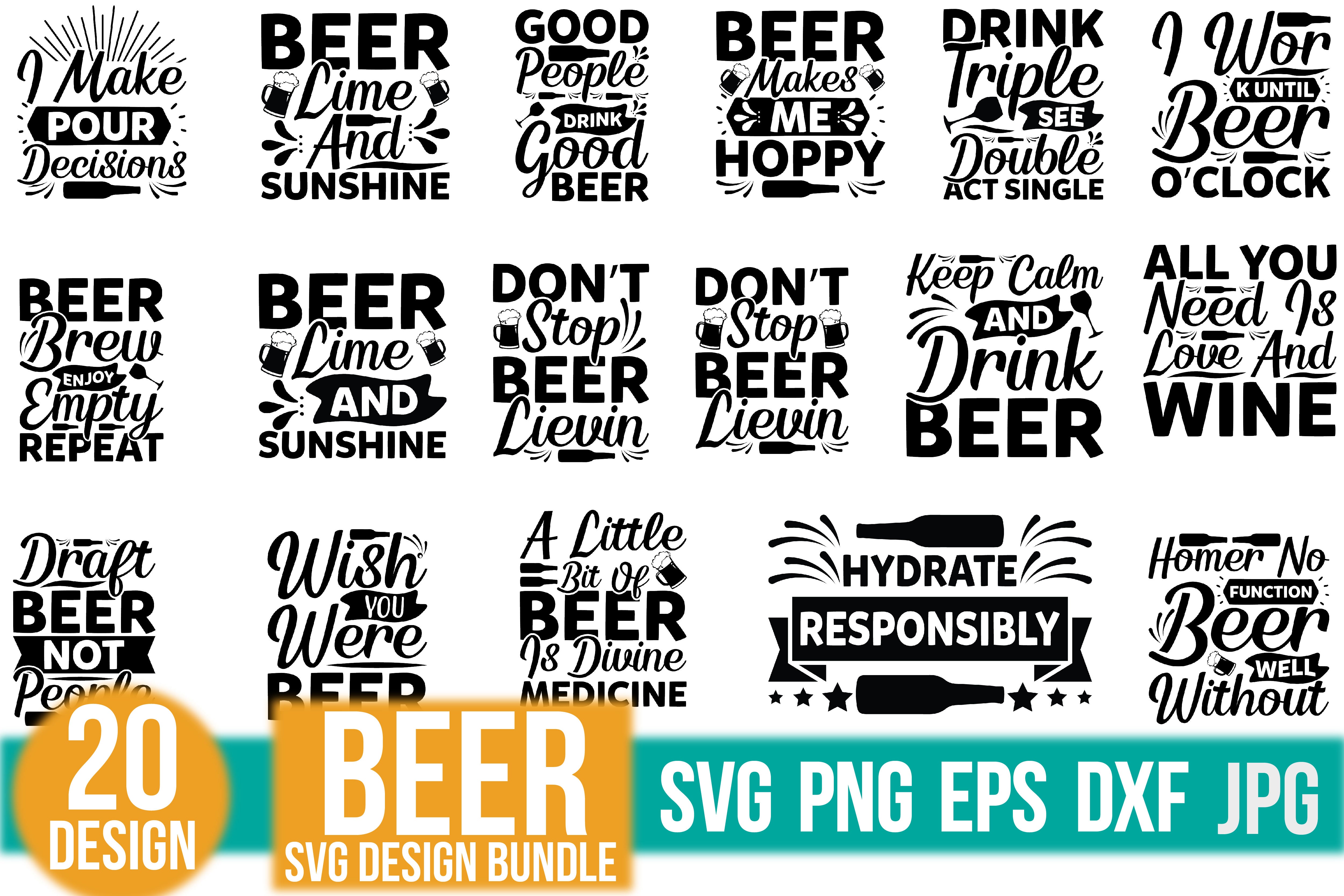 Beer SVG Bundle 16