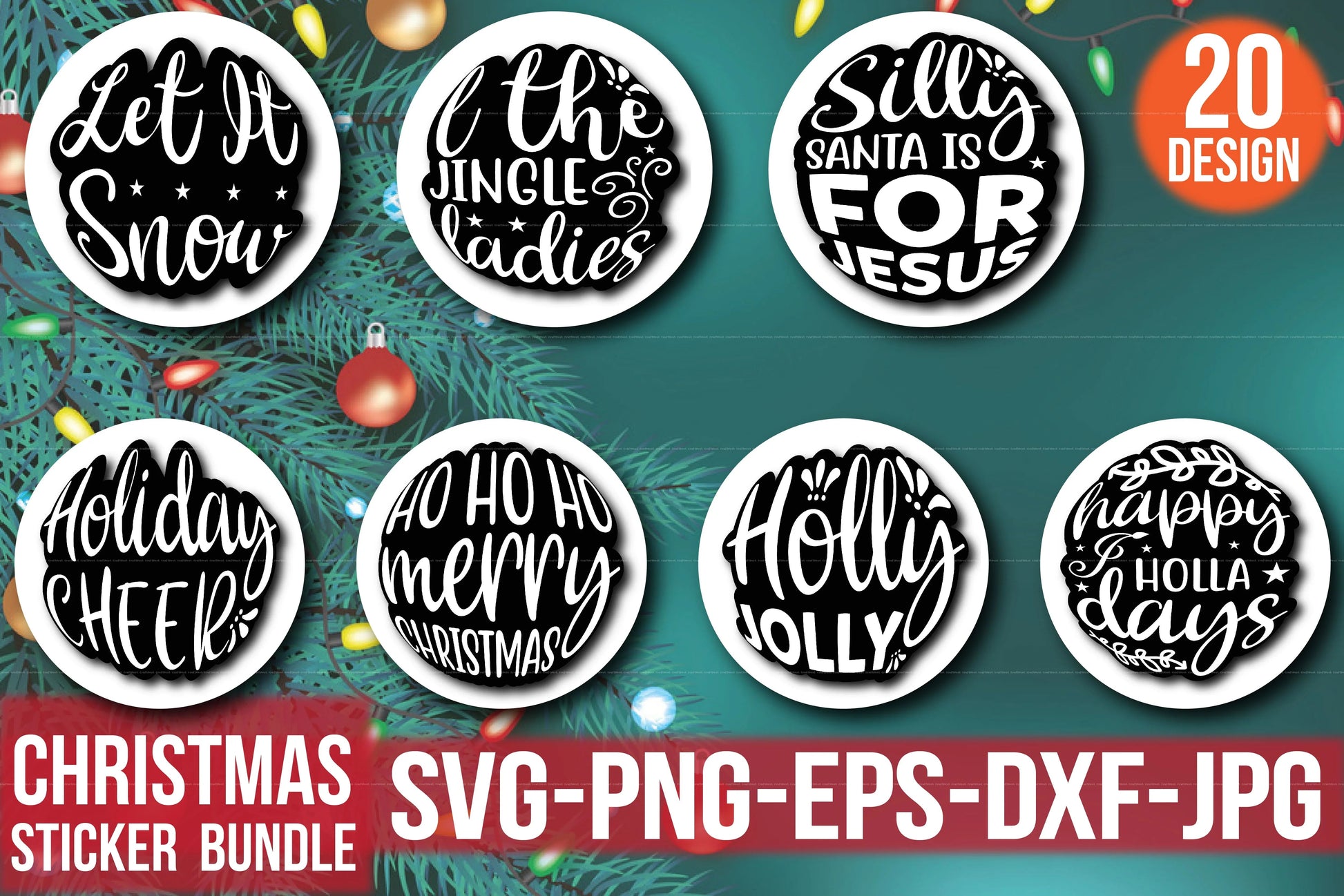 Christmas SVG Bundle 34 - CraftNest - Digital Crafting and Art