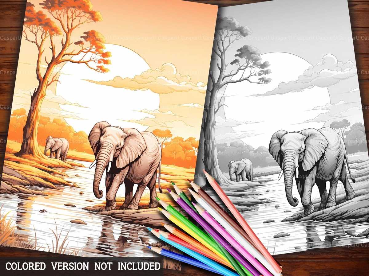 Safari Spring Coloring Books - CraftNest