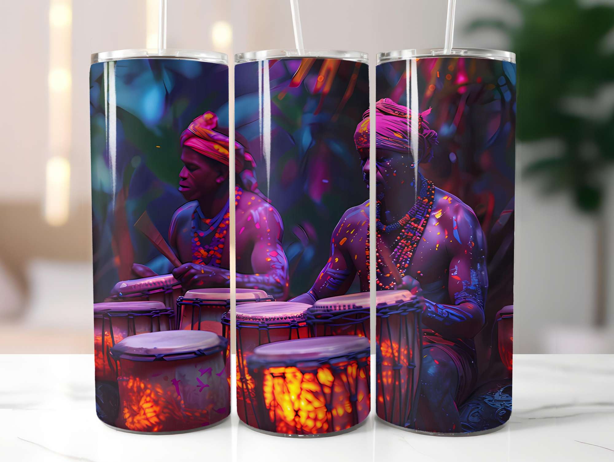 Safari Summer 3 Tumbler Wrap - CraftNest - Digital Crafting and Art
