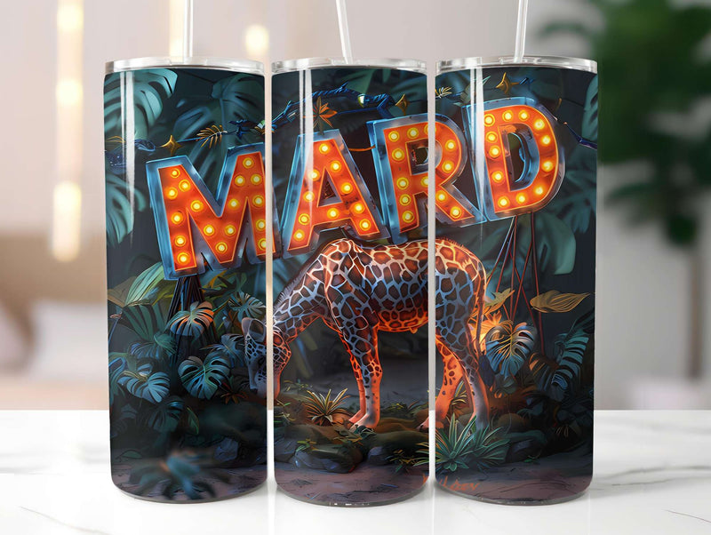 Safari Summer 3 Tumbler Wrap - CraftNest - Digital Crafting and Art