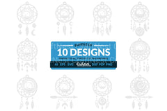 Sagittarius Dream Catcher Laser Cut Clipart Set - CraftNest - Digital Crafting and Art