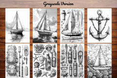 Sailing Coloring Books - CraftNest - Digital Crafting and Art