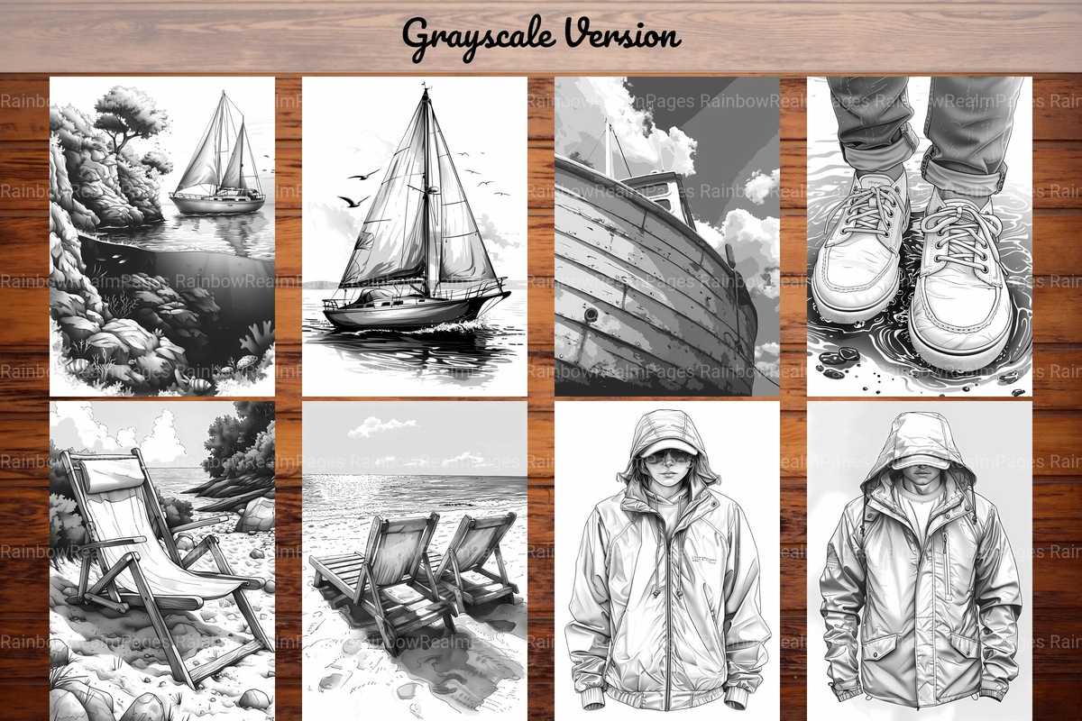 Sailing Coloring Books - CraftNest - Digital Crafting and Art