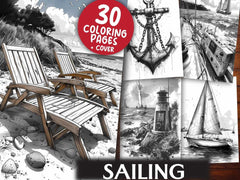 Sailing Coloring Books - CraftNest - Digital Crafting and Art