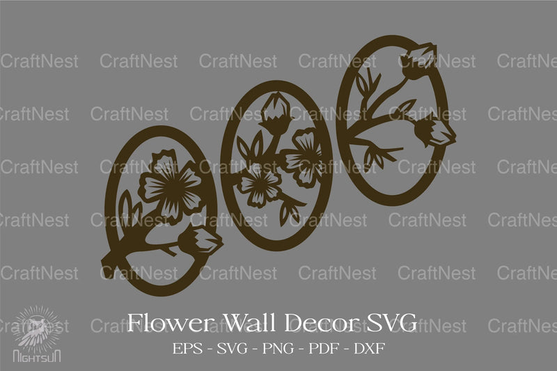 Sakura Branch Wall Decor Clipart Bundle - CraftNest - Digital Crafting and Art