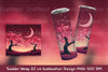 Sakura Crescent Moon Tumbler Wrap
