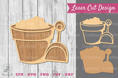 Sand Beach Laser Cut Decoration Clipart Bundle - CraftNest - Digital Crafting and Art