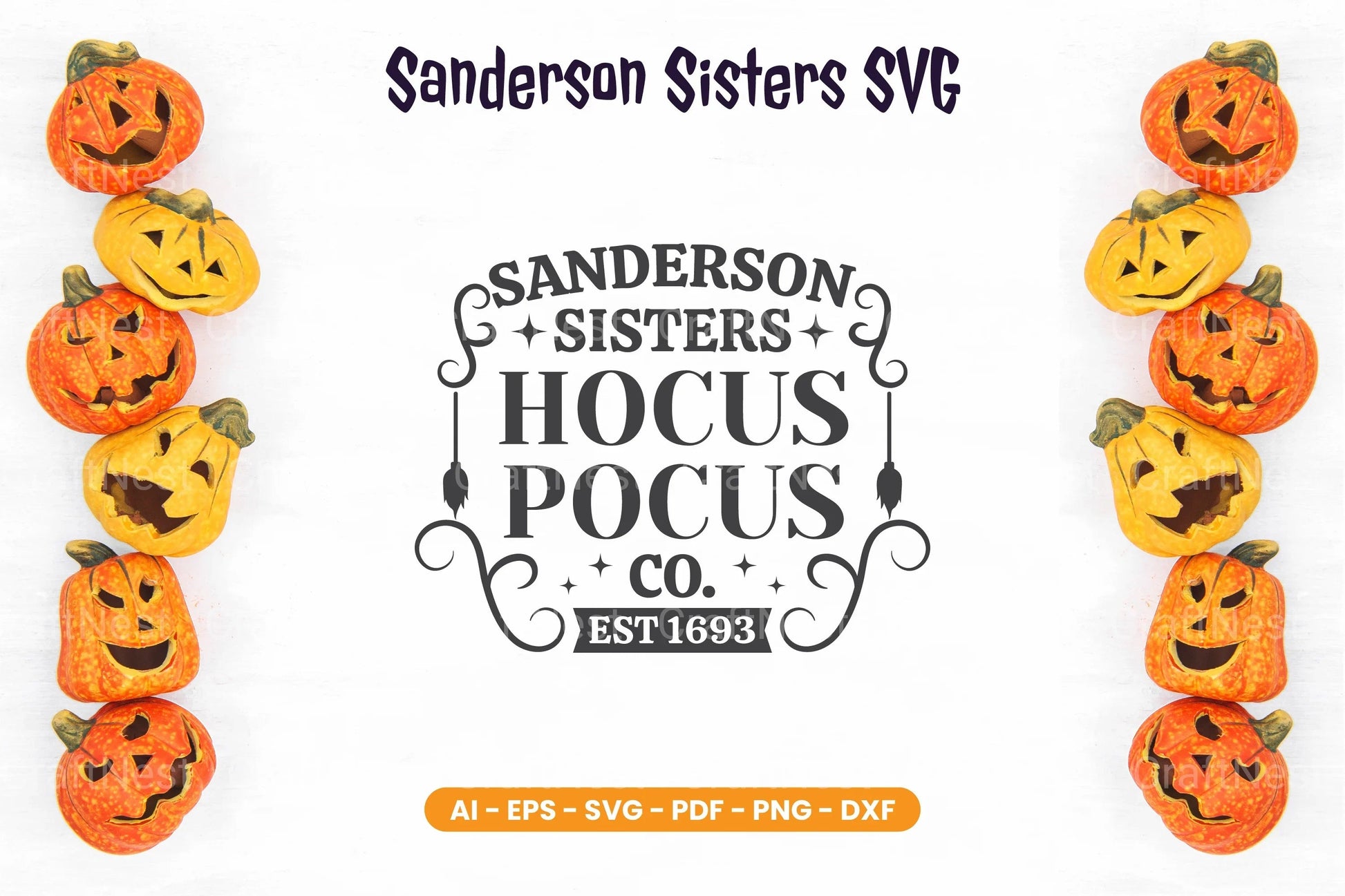 Sanderson Sisters Halloween SVG Bundle - CraftNest - Digital Crafting and Art