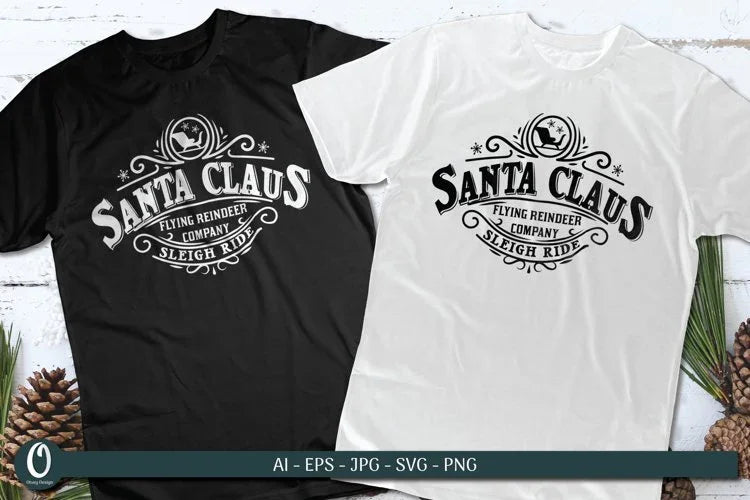 Santa Claus Sleigh Ride SVG Bundle - CraftNest - Digital Crafting and Art