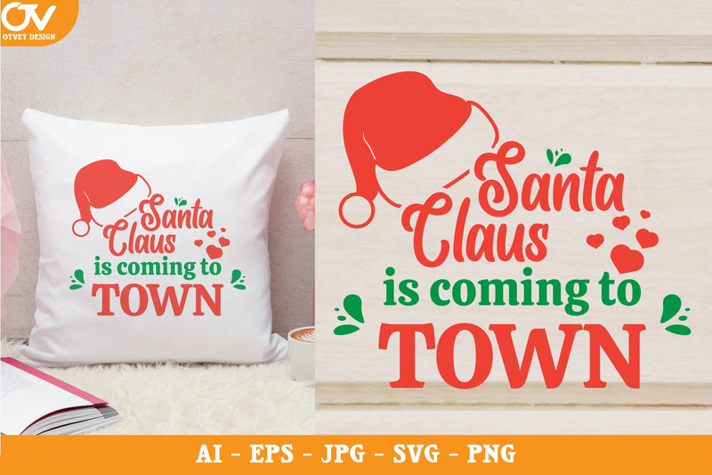 Santa Claus is Coming to Town SVG Bundle 5 - CraftNest - Digital Crafting and Art