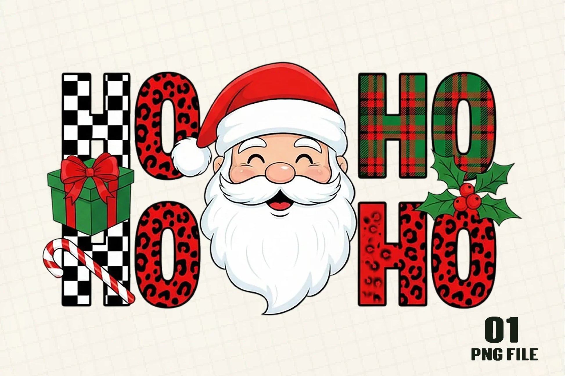 Santa Ho Ho Ho Clipart Bundle - CraftNest - Digital Crafting and Art