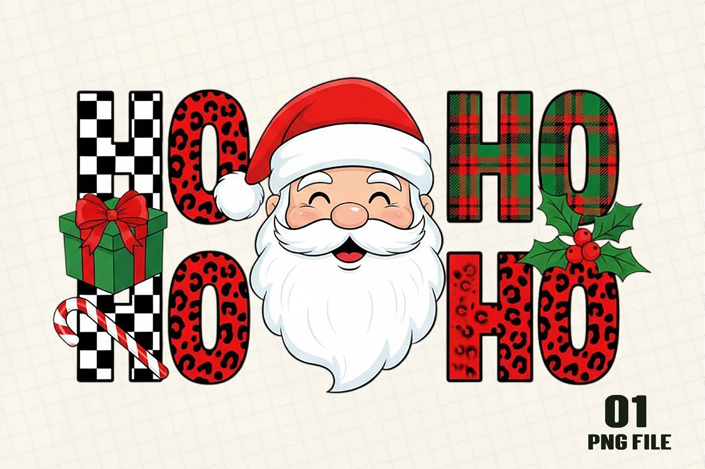Santa Ho Ho Ho Clipart Bundle - CraftNest - Digital Crafting and Art