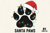 Santa Paws Christmas Clipart Bundle