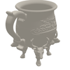 Santas Mug Merry Christmas 3D Print STL File