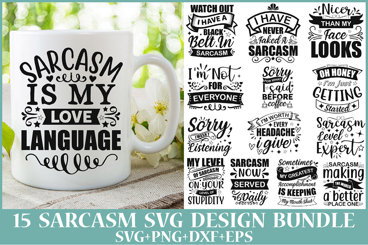 Sarcasm SVG Bundle