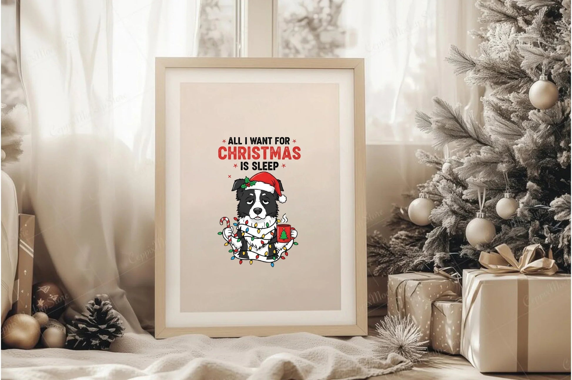 Sarcastic Christmas Funny Dog Coffee Clipart Bundle - CraftNest - Digital Crafting and Art