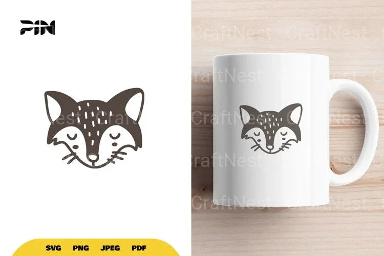 Scandinavian Doodle Fox SVG Bundle - CraftNest - Digital Crafting and Art