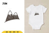 Scandinavian Doodle Mountains Clipart Bundle