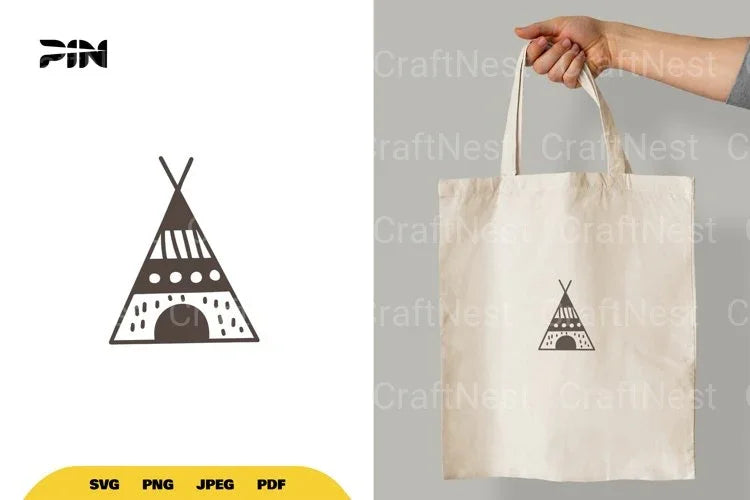 Scandinavian Doodle Tent SVG Bundle - CraftNest - Digital Crafting and Art