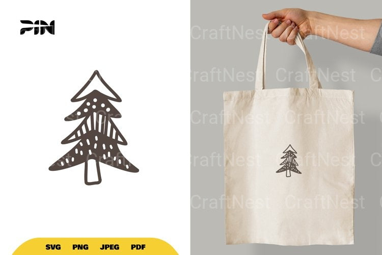 Scandinavian Doodle Tree SVG Bundle - CraftNest - Digital Crafting and Art