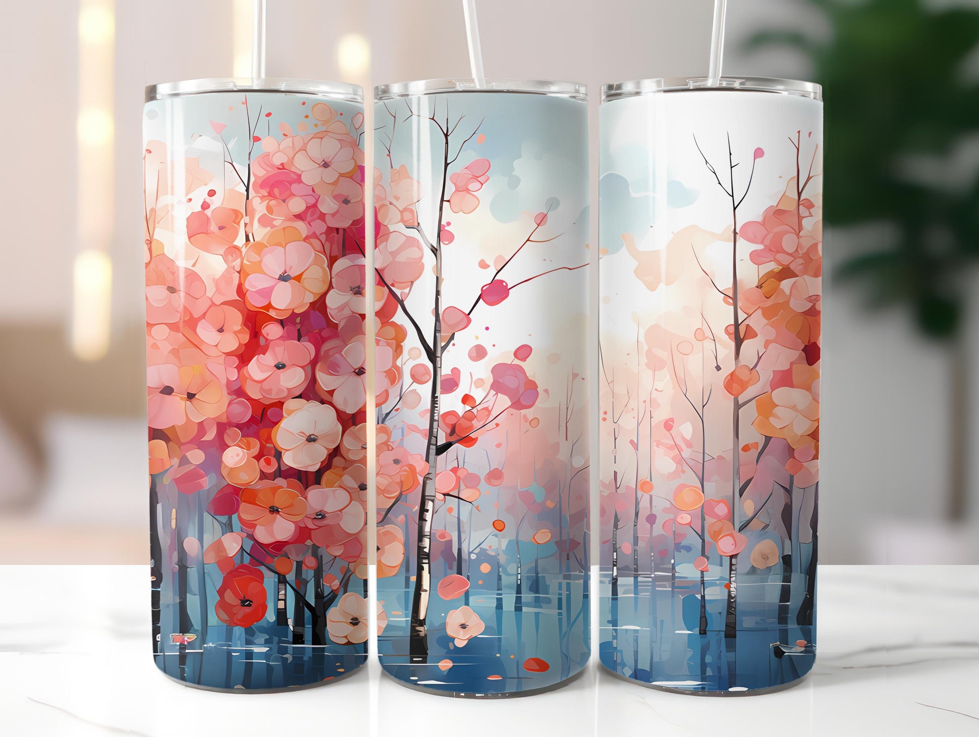 Scandinavian Spring 3 Tumbler Wrap - CraftNest