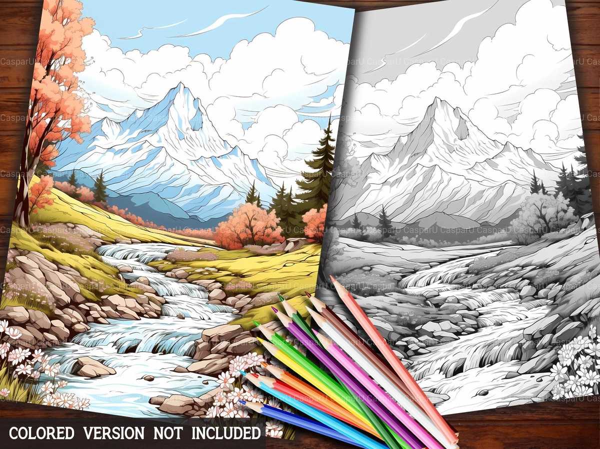 Scandinavian Spring Coloring Books - CraftNest