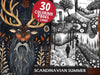 Scandinavian Summer Coloring Books