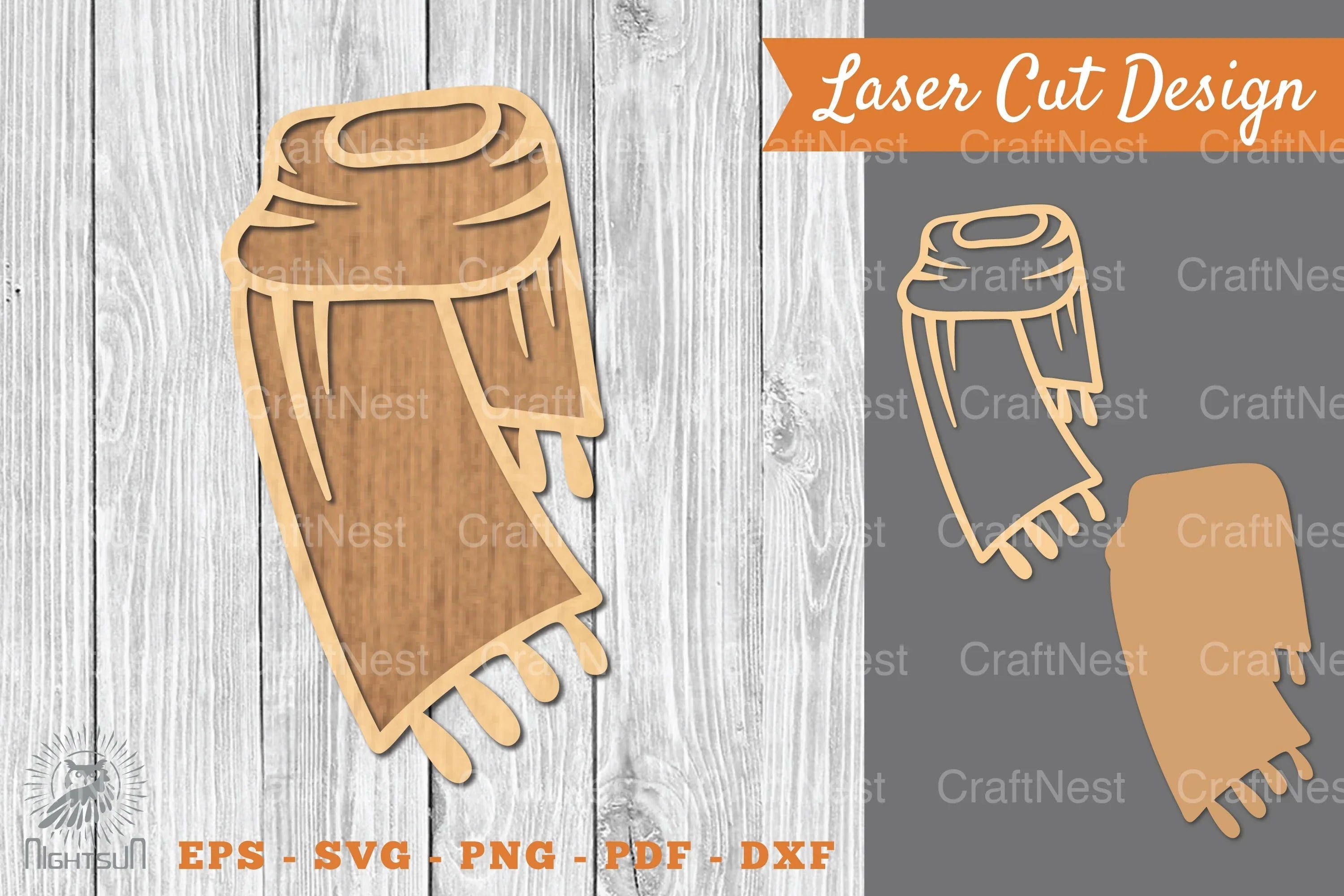 Scarf Laser Cut Decoration Clipart Bundle - CraftNest - Digital Crafting and Art