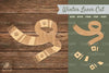 Scarf Laser Cut Decoration Clipart Bundle